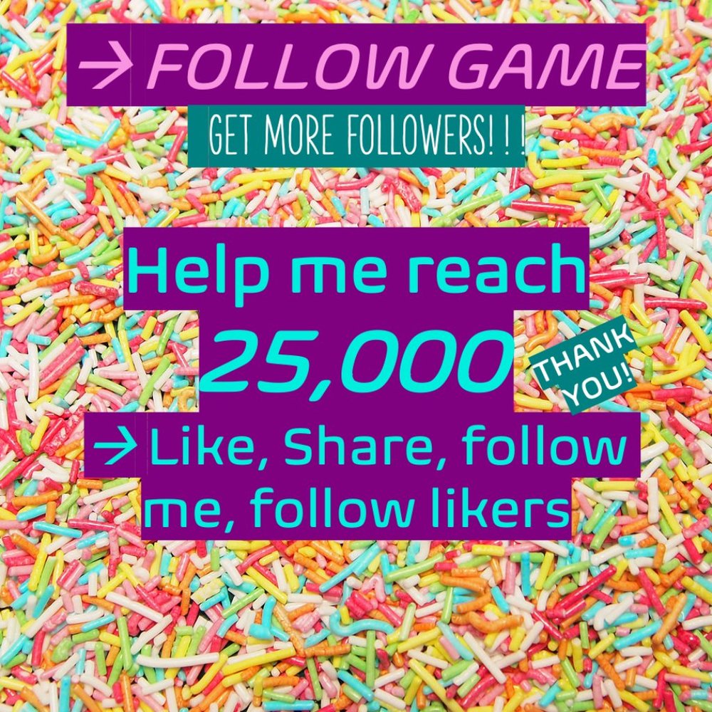 🍭Follow game for 25,000 🍬GET MORE FOLLOWERS